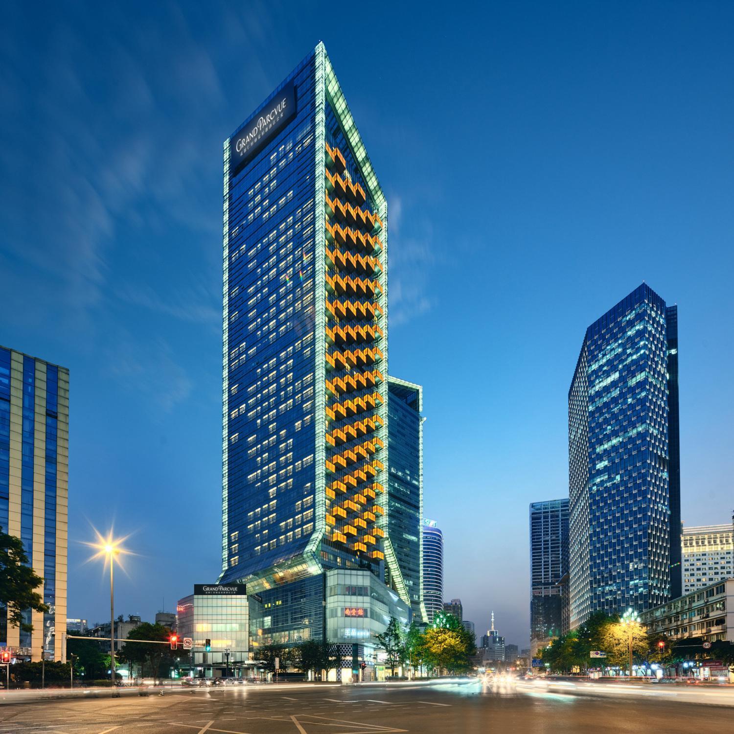 Grand Parcvue Hotel Residence Chengdu Exterior foto